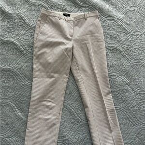Pre-owned Theory cotton stripe pants size 2 US